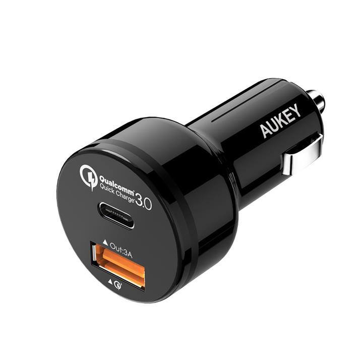 شارژر فندکی آکی مدل CC-Y1 Aukey CC-Y1 Car Charger